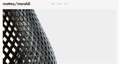 Desktop Screenshot of matteomeraldi.com